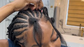 This is how you braid your own hair  Another Braiders Perspective [upl. by Rot430]