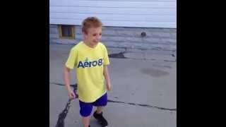 Kid gets hit with a basketball [upl. by Snell]