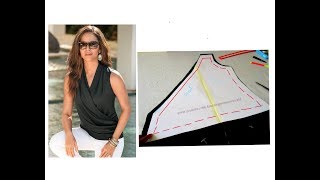 Western Top Tunic Drafting  Cutting  Simple amp Easy Making at home  DIY [upl. by Siesser]