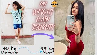 MY WEIGHT GAIN JOURNEY  How To Gain Weight  Skinny to Fit Transformation  Nidhi Chaudhary [upl. by Eronel]