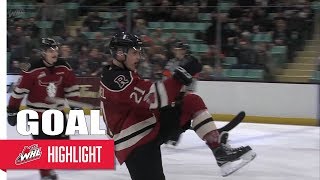 GOAL  Kristian Reichel  December 17 2017 vs Swift Current Broncos [upl. by Tarsuss819]