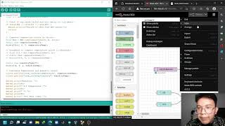 Review Penggunaan Node Red dan MQTT dalam Perangkat IOT Menggunakan Led dan DHT 11  IOT [upl. by Ettevol]