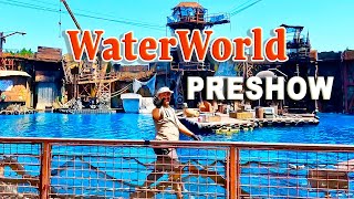 WaterWorld Preshow 2024  Universal Studios Hollywood [upl. by Anelis]