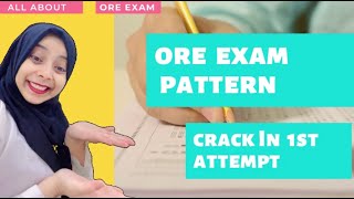 ORE EXAM PATTERN WATCH THIS BEFORE GOING FOR ORE PART1 EXAM [upl. by Peterec52]