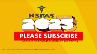 NSFAS 2025 APPLICATION STATUS STEPS MEANING [upl. by Hauhsoj]