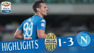 Hellas Verona  Napoli 13  Highlights  Giornata 1  Serie A TIM 201718 [upl. by Bang]