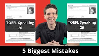 TOEFL Speaking 5 Mistakes You Must Avoid [upl. by Ahsienom122]