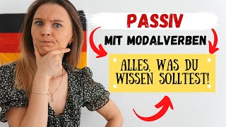 Passiv mit Modalverben  Deutsch lernen b2 c1 [upl. by Jeminah]