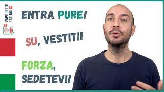 Parla PURE ti ascolto  Parole che usiamo con limperativo in italiano [upl. by Eadmund]