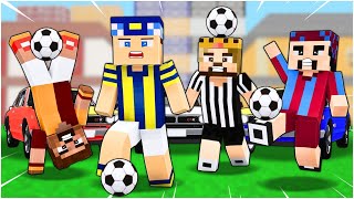 MİNECRAFT FUTBOLCULAR YARIŞIYOR 😱  Minecraft [upl. by Notlrac]