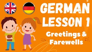 Learn German Lesson 1  Greetings and Farewells  Animated [upl. by Bee514]