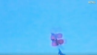 Parachute fails during skydiving stunt [upl. by Yahsram]