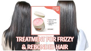 HAIR TREATMENT PARA SA FREEZY AND REBONDED HAIRBREMOD HAIR MASK PERFORMANCE ARGAN OILTUTORIAL [upl. by Ekard]