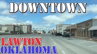 Lawton  Oklahoma  4K Downtown Drive [upl. by Feucht828]