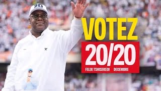 FÉLIX TSHISEKEDI n°20 A MATADI KONGOCENTRAL POUR SA CAMPAGNE ÉLECTORALE Ce 21112023 [upl. by Toille]