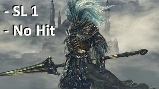 Nameless King  SL 1 No Hit  Dark Souls 3 [upl. by Janey]