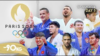 ➡️ 90 kg 🥋 CategoryBreakdowns JudoOlympics 🇫🇷 [upl. by Oibaf]