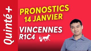 PRONOSTICS QUINTE DU 14 JANVIER À VINCENNES  IZOARD VEDAQUAIS UN SPÉCIALISTE DU PARCOURS [upl. by Nosidda]