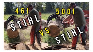 Stihl Showdown 461 vs 500i [upl. by Celestina]