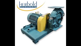 Used 75HP Herbold Meckesheim PU500 Pulverizer Mill Fine Grinding [upl. by Labannah394]