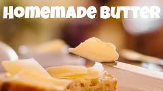 How I Make Homemade Butter with ONE Ingredient  Impossibly Kosher [upl. by Rumery263]