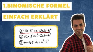 Binomische Formeln einfach erklärt mit Beispielen [upl. by Dnaletak]