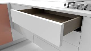 Drawer Runners with Push to open and Soft Close by Salice AP UNI 1080 [upl. by Kassity687]