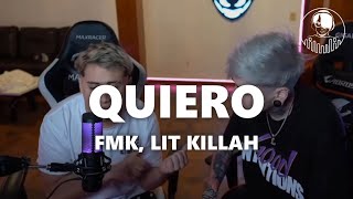 FMK ❌ LIT KILLAH  QUIERO  FUNKY FREESTYLE LetraLyric [upl. by Derfliw602]