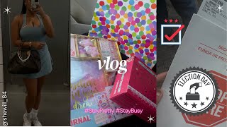 Vlog 🌸 Lets Vote  Selfcare  Real Life and Real Vibes [upl. by Annahsal521]