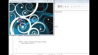 Java programming part 101 Graphics  Java Animation 4 KeyListener [upl. by Vachell]