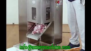 Electric Meat Shredder Machine Meat Strip Cutter Machine Operation [upl. by Annot732]