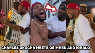 Moment Charles Okocha RECONCILED Victor Osimhen and Odion Ighalo  HD VIDEO [upl. by Granlund]