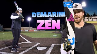 Hitting with the 2025 DeMarini ZEN  USSSA Baseball Bat Review [upl. by Ajoop]