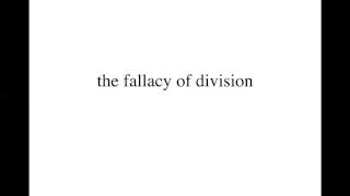 The fallacy of division [upl. by Atnahc561]