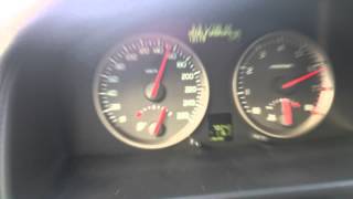 Volvo V50 T5 stage 1 tuned acceleration [upl. by Petersen]