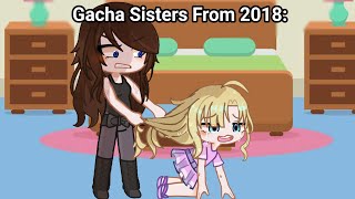 Normal Sisters VS Gacha Sisters 😨 [upl. by Partan]