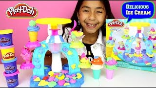 Tuesday Play Doh Swirl amp Scoop Ice Cream Unbox and Review B2cutecupcakes [upl. by Stutzman]