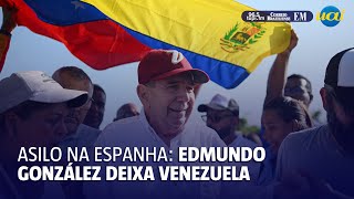 Com asilo na Espanha Edmundo González deixa Venezuela [upl. by Lucias]