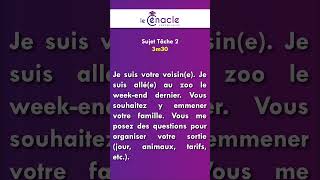 Expression orale  TCF  Exam réel  août 2023  combinaison 5 [upl. by Artened]