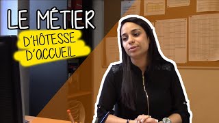 Le métier dhôtesse daccueil [upl. by Ecinnej]