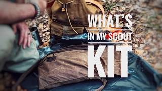 Whats In My Minimal Bushcraft  Scout Kit [upl. by Chaing]