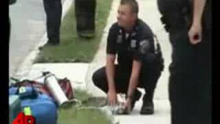 Raw Video Firefighter Resuscitates Cat [upl. by Sonaj705]