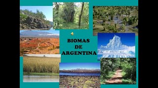 Biomas de Argentina Áreas Protegidas y Ríos [upl. by Aerdnua]