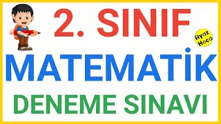 2 Sınıf Matematik Deneme Sınavı  2 Sınıf Dersleri  Test Soruları [upl. by Eelyme]