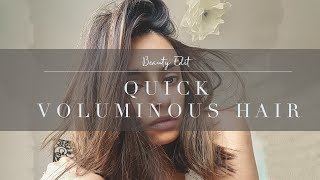 Quick Voluminous Short Hair with Just 1 Product [upl. by Amir]