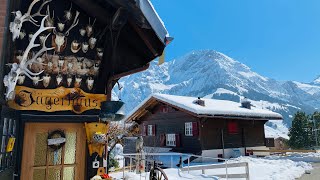 Adelboden  in Switzerland 🇨🇭 beautiful winter Village🏔 [upl. by Pamela]