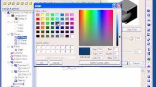 Alibre Design Part Display and color properties [upl. by Arraik]