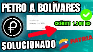 CÓMO CAMBIAR PETRO A BOLÍVARES FÁCIL  CONSEJOS Y TIPS IMPORTANTES  TUTORIAL FEBRERO 2024 [upl. by Hakym]