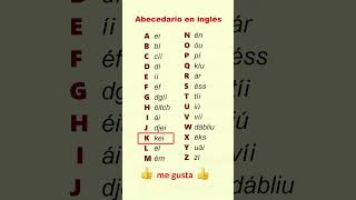 Aprenda el abecedario en ingles en en 1 minuto [upl. by Anomis317]