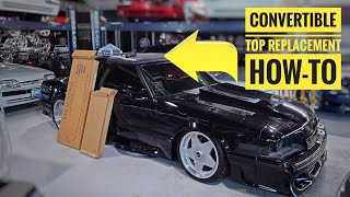 19831993 Foxbody Mustang Convertible Top Replacement Video FULL HOWTO [upl. by Onra]